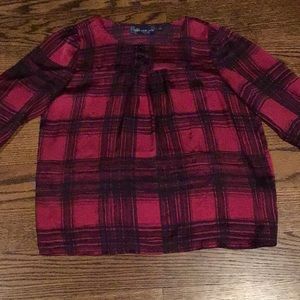 Plaid blouse